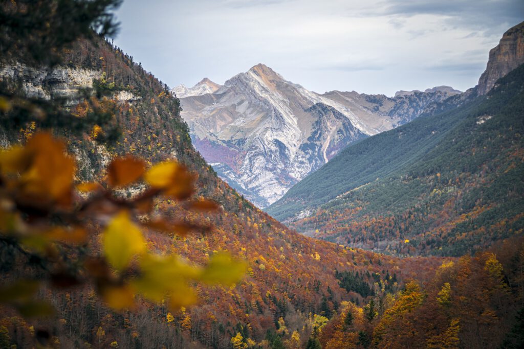 Berge im Herbst