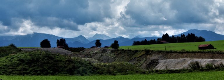 Wochenende in Bildern – Wolken, Pferde und Rebekkas erster Einkauf