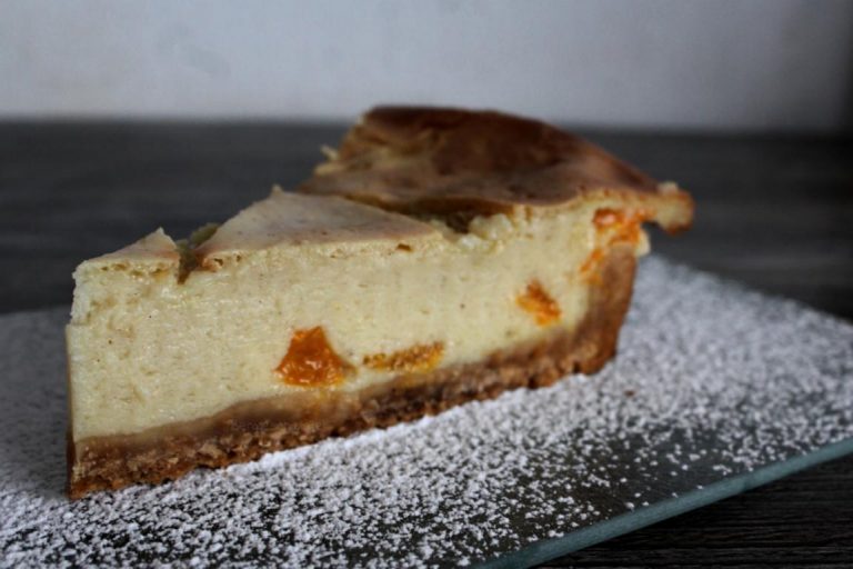 Rezept | veganer Käsekuchen mit Mandarinen