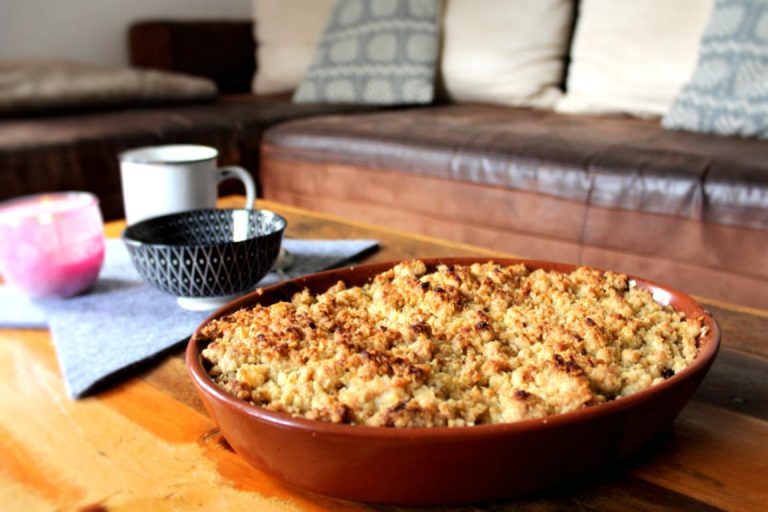 Rezept | weihnachtlicher Apfelcrumble