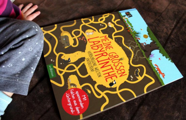 Meine großen Labyrinthe – Ein Kinderbuch mit Labyrinthe-Spaß und Unterweltwissen!