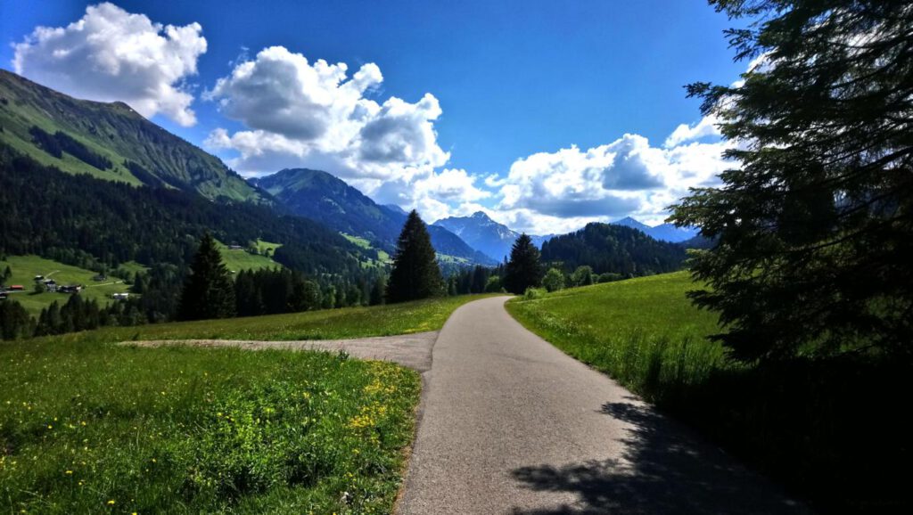 Breitachklamm Schlucht Allgäuer Alpen Weg nach Müllers Alp Wanderweg