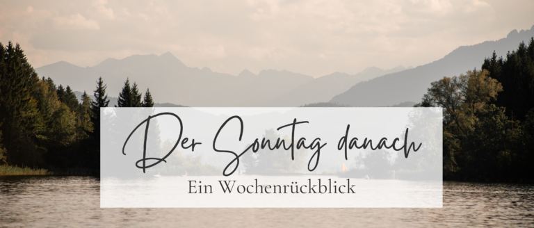 Der Sonntag danach – was von der Woche bleibt 19.04.2026