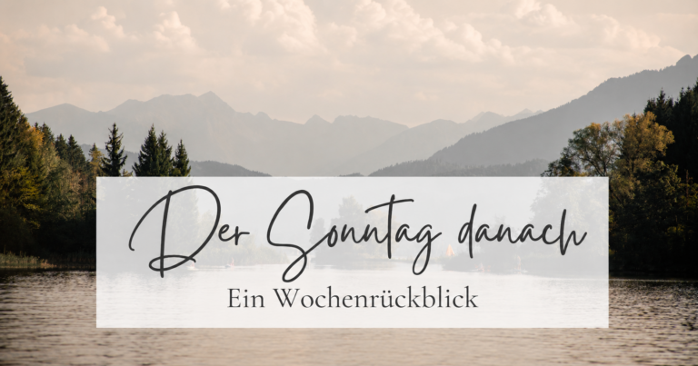 Der Sonntag danach – was von der Woche bleibt 12.07.2026
